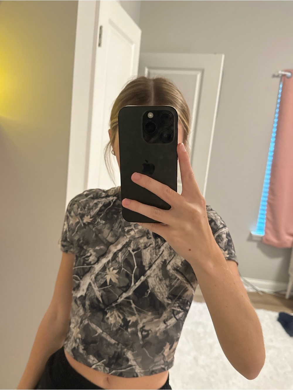 SHEIN Camo Crop Top